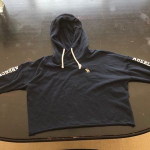 navy blue abercrombie sweatshirt
